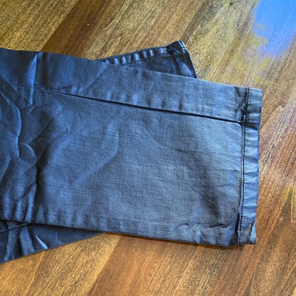 Request Premium leather look Charcoal Straight-Leg Jeans for Men - Picture 6 of 6